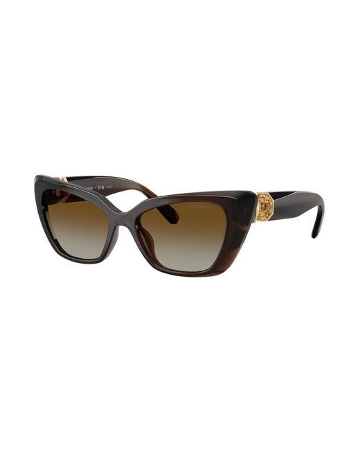 Femme Sunglass Sk6047 Swarovski en coloris Black