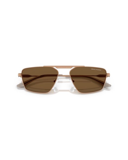 ARMANI EXCHANGE Black Sunglass Ax2059s