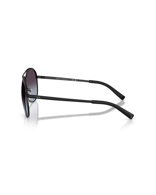 ARMANI EXCHANGE Black Sunglass Ax2002