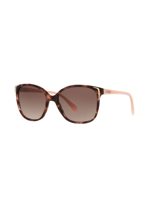 Prada Black Spr010 Square-frame Sunglasses