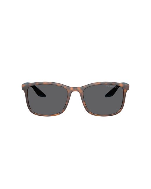 Prada Linea Rossa Black Sunglass Ps A08s for men