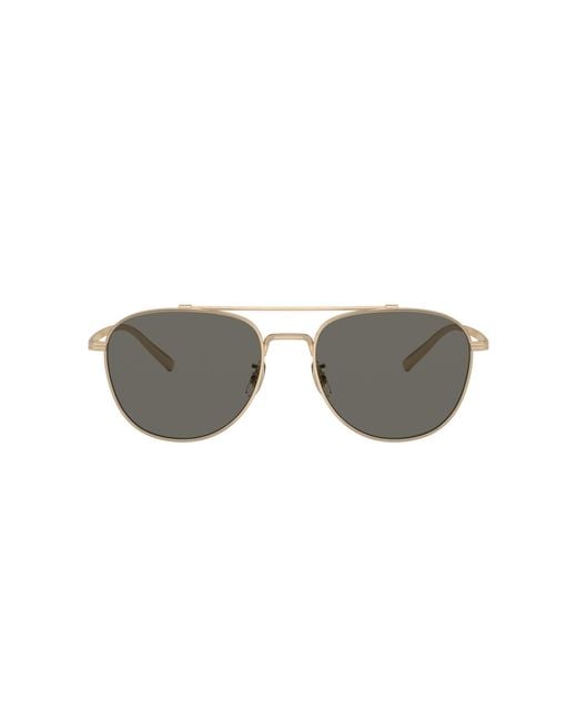 Oliver Peoples Black Sunglass Rivetti
