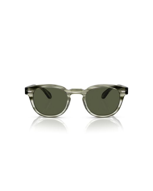 Oliver Peoples Black Sunglass Ov5036s Sheldrake Sun for men
