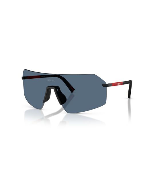 Prada Linea Rossa Black Sunglass Ps B50s for men