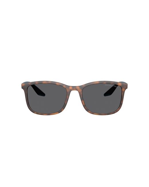 Prada Linea Rossa Black Sunglass Ps A08s for men