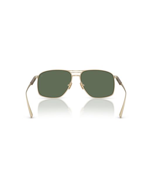Brunello Cucinelli Green Sunglasses Bc2017St for men