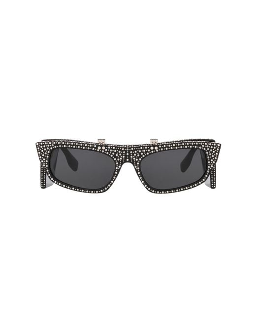 Burberry Black Sunglass Be4383