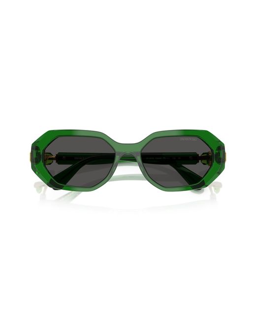 Swarovski Green Sunglass Sk6028