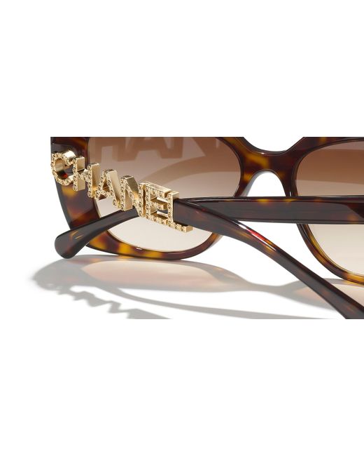 Chanel Black Sunglass Square Sunglasses Ch5422b