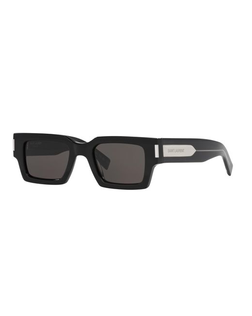 Saint Laurent Black Square-frame Acetate Sunglasses