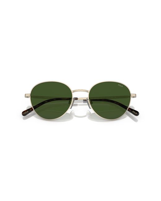 Polo Ralph Lauren Green Sunglass Ph3144 for men