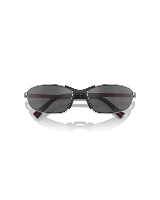 Prada Linea Rossa Black Sunglass Ps 01us Active for men