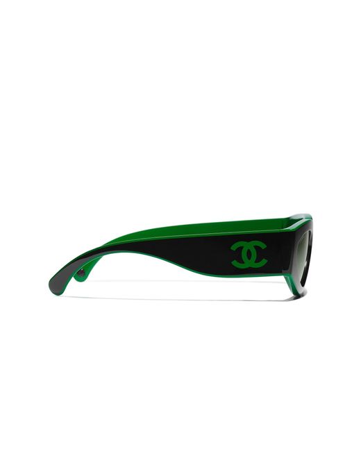 Chanel Black Sunglass Cat Eye Sunglasses Ch6056