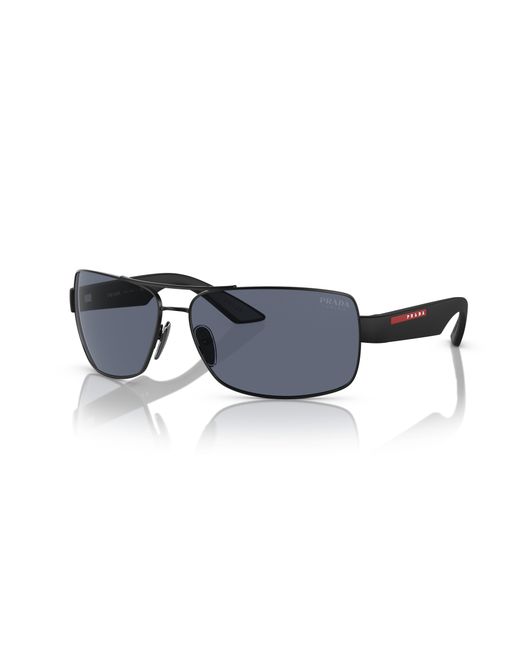 Prada Linea Rossa Black Sunglass Ps 01us Active for men