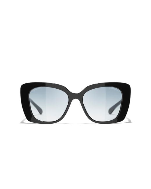 Chanel Black Sunglass Square Sunglasses Ch5422b