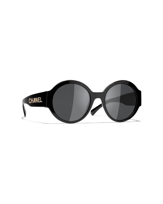 Chanel Gray Round Sunglasses Ch5410