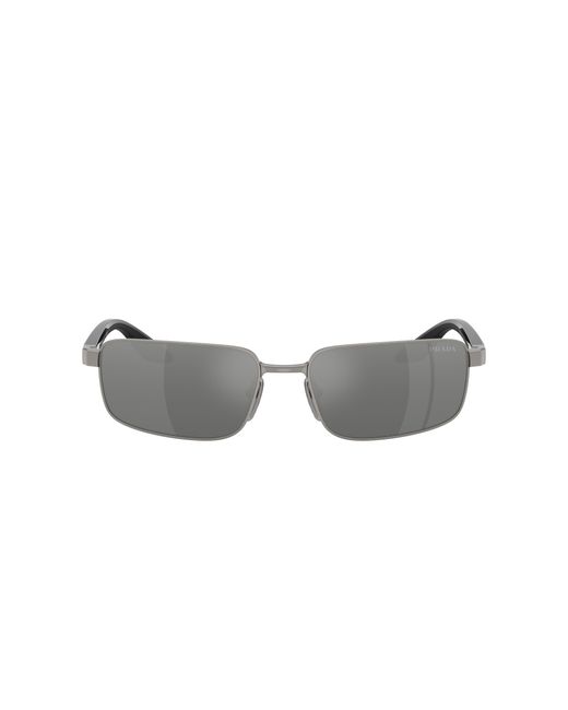 Prada Linea Rossa Black Sunglass Ps B54s for men