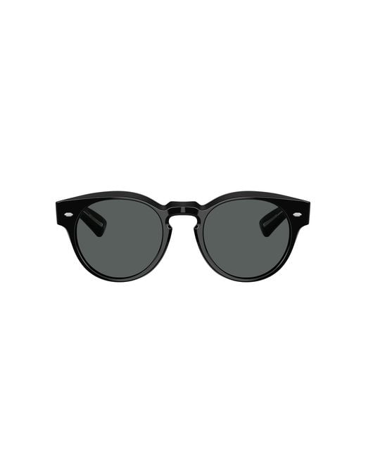 Oliver Peoples Black Sunglass Ov5571su Hayton 18k