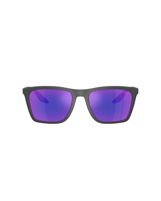 Prada Linea Rossa Black Sunglass Ps B08s for men