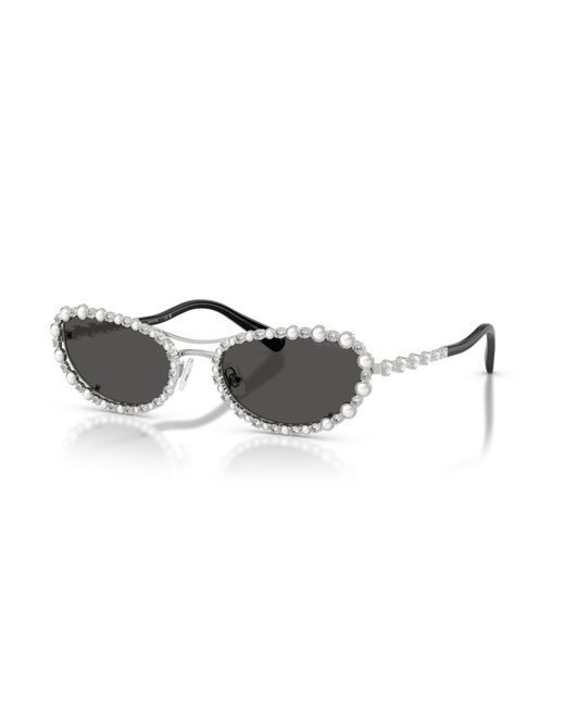 Swarovski Black Sunglass Sk7044