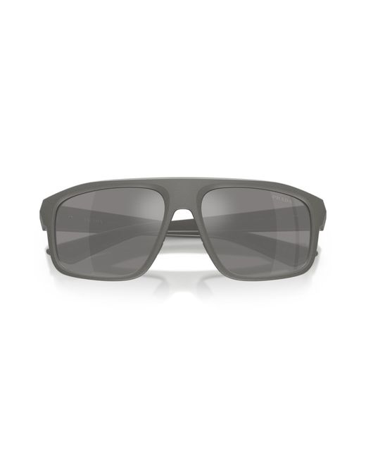 Prada Linea Rossa Black Sunglass Ps B02s for men