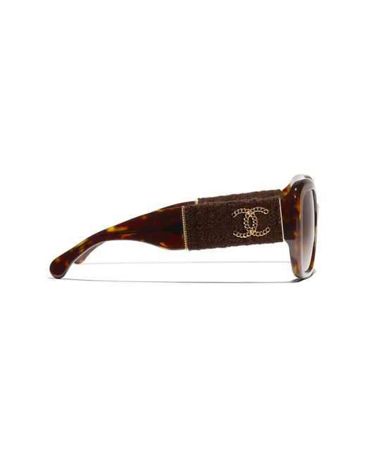 Chanel Black Sunglass Square Sunglasses Ch5512