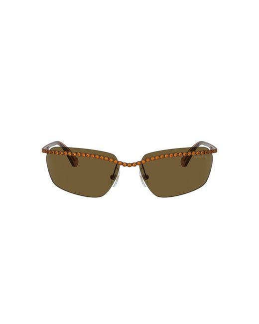 Swarovski Black Sunglasses Sk7001