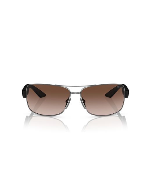 Prada Linea Rossa Black Sunglass Ps 50zs for men