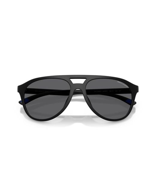 ARMANI EXCHANGE Black Sunglass Ax4156su for men