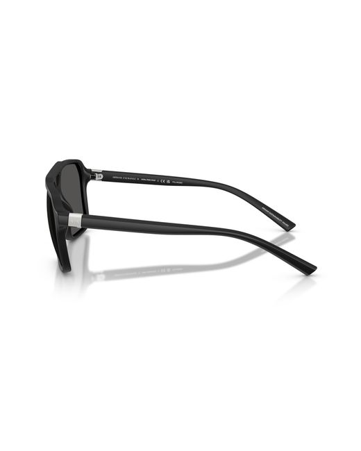 ARMANI EXCHANGE Black Sunglass 0ax4166su for men