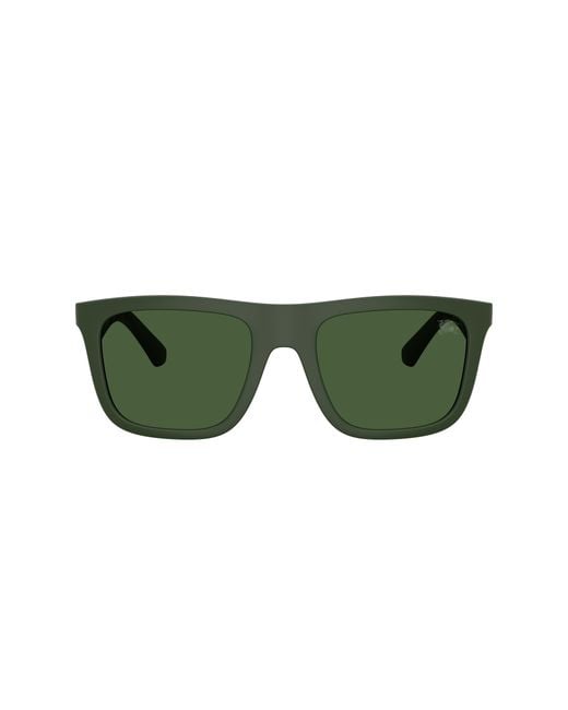 Burberry Green Sunglass Be4458u for men