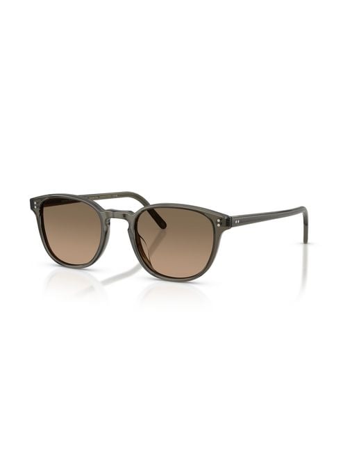 Oliver Peoples Black Sunglass Ov5219s Fairmont Sun for men
