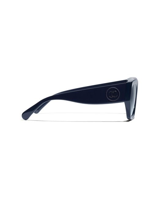 Chanel Black Sunglass Square Sunglasses Ch5506