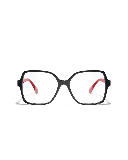 Chanel Black Sunglass Square Eyeglasses Ch3473
