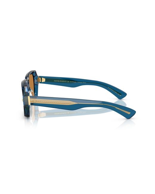 Oliver Peoples Black Sunglass Ov5539su Devaney 18k