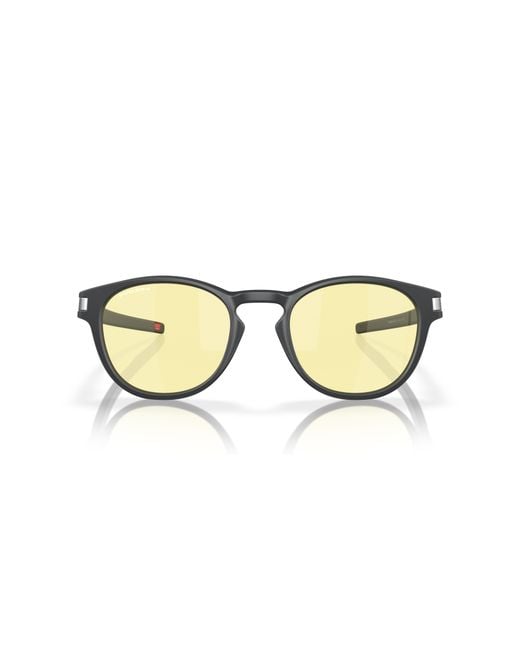 Oakley Black Sunglass Latchtm (low Bridge Fit) Gaming Collection for men