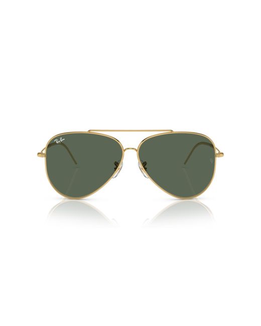 Ray-Ban Green Rbr0101s Aviator Reverse Sunglasses