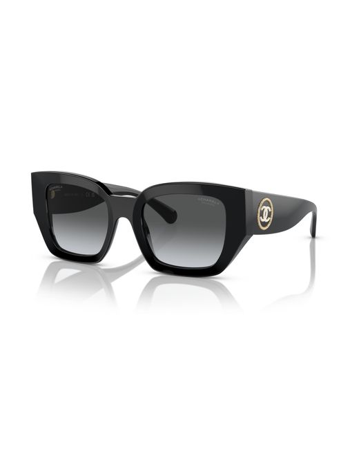 Chanel Black Sunglass Square Sunglasses Ch5506a
