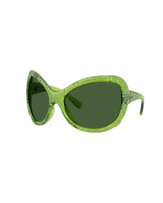 Swarovski Green Sunglass Sk6052