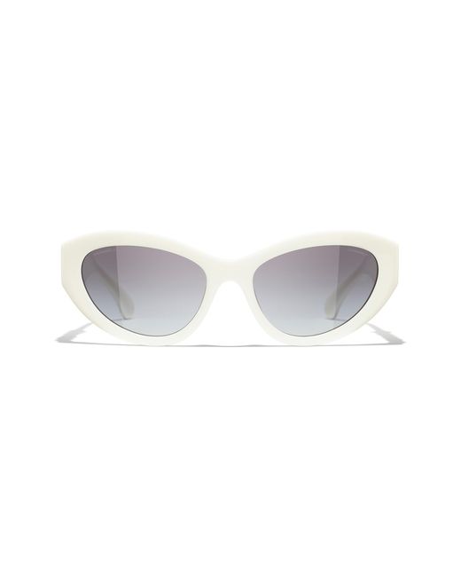 Chanel Black Sunglass Cat Eye Sunglasses CH5513