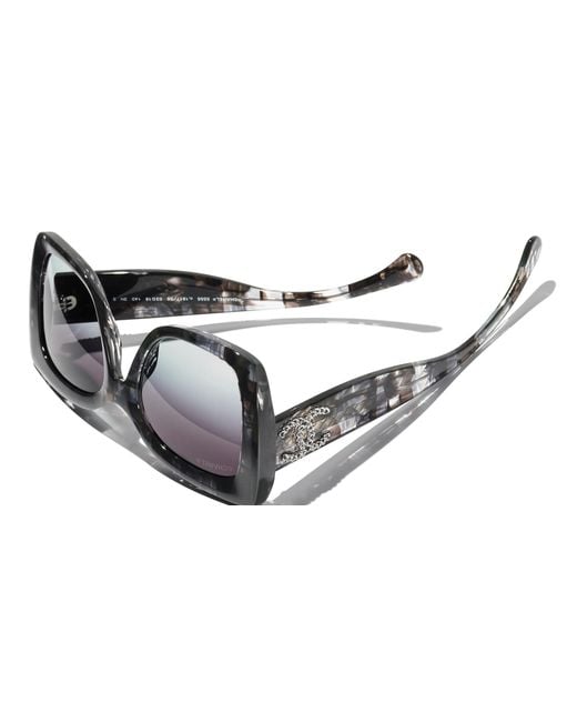 Chanel Black Sunglass Square Sunglasses Ch5555