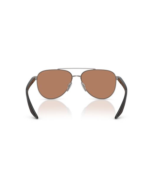 Prada Linea Rossa Black Sunglass Ps 53zs for men
