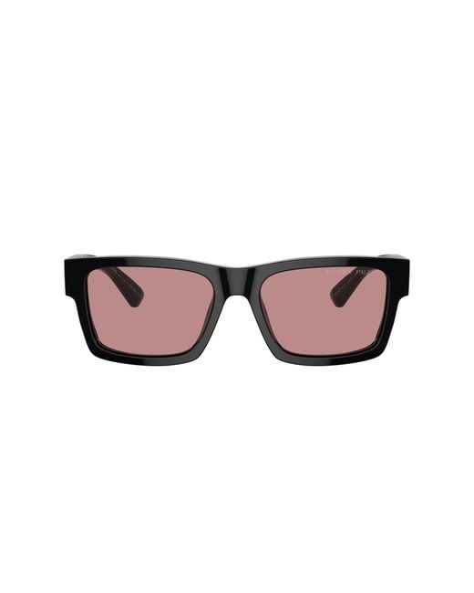 Prada Black Sunglass Pr 25zs for men