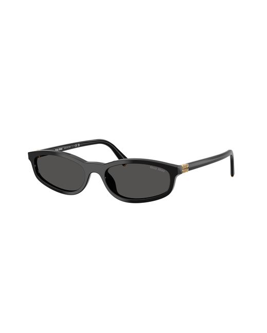 Miu Miu Vrouwelijk Sunglass Mu A06S in het Black