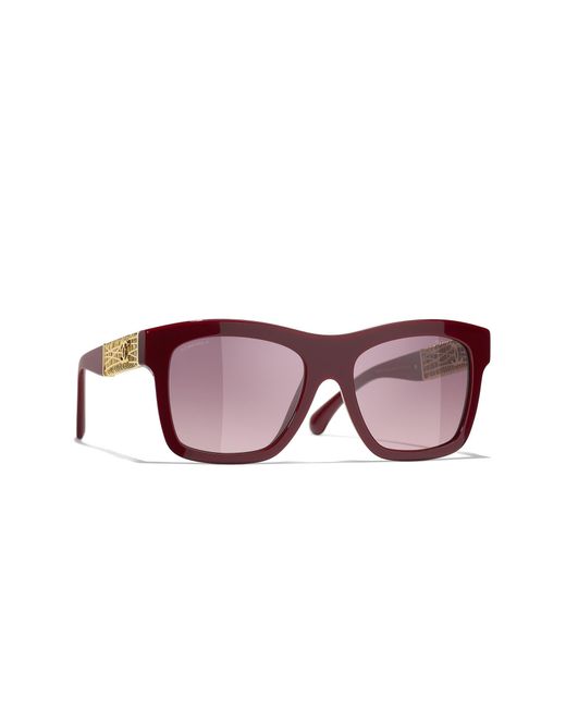 Chanel Black Sunglass Ch5533a Square Sunglasses Ch5533a