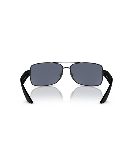 Prada Linea Rossa Black Sunglass Ps 01us Active for men