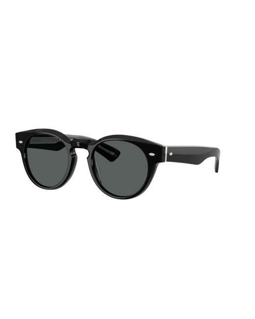 Oliver Peoples Black Sunglass Ov5571su Hayton 18k