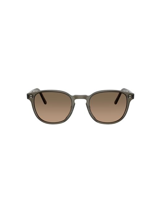 Oliver Peoples Black Sunglass Ov5219s Fairmont Sun for men