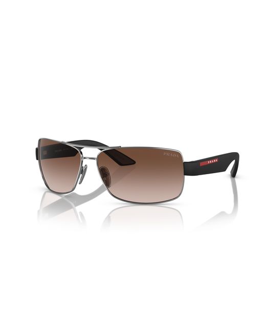 Prada Linea Rossa Black Sunglass Ps 50zs for men
