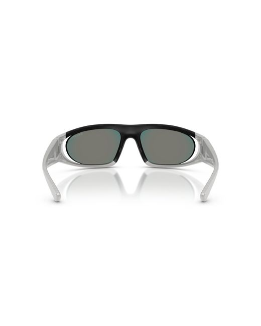 Prada Linea Rossa Black Sunglass Ps 01us Active for men